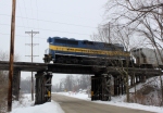 ICE 4209 passing over the Philhower Road bridge